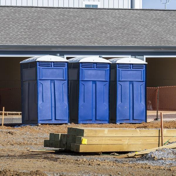 Heavy-duty construction site porta potty in Batesville, Mississippi